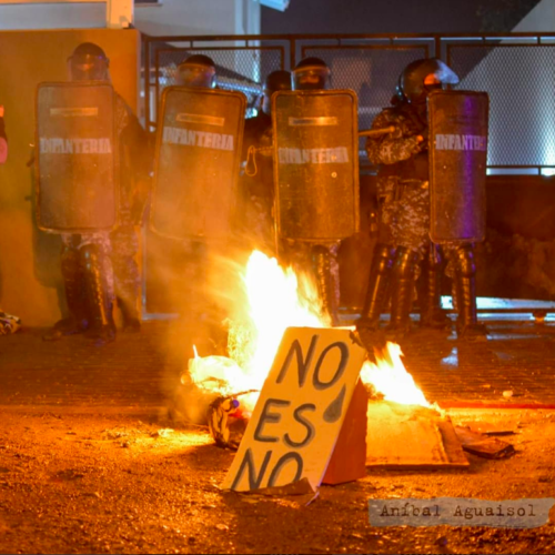 Chubut aprobó la megaminería y la policía reprimió manifestantes con balas de goma